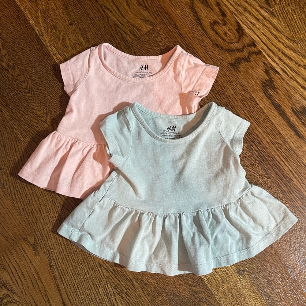 Girls H&M preplum tops bundle